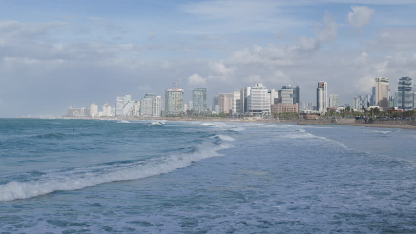 The Tel Aviv Coastline from Jaffa, Israel