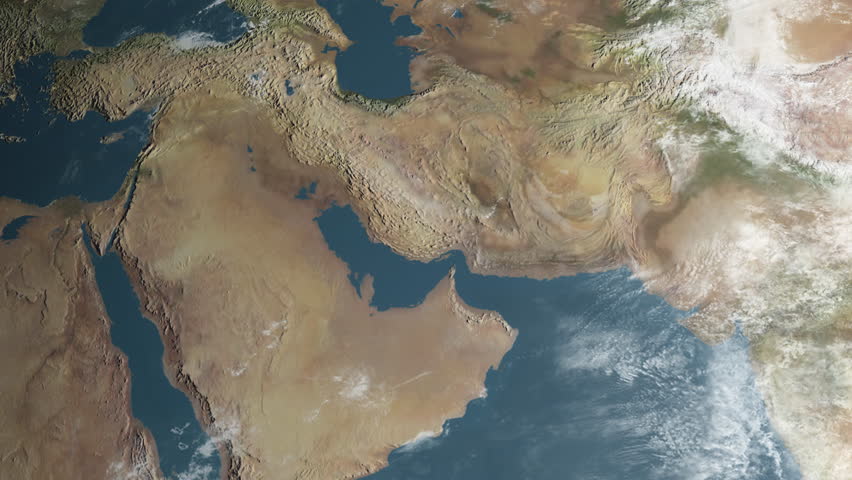 Strait Of Hormuz map view site of blockade due to war attach