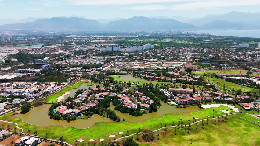 Nuevo vallarta luxury residential complex in with a golf course in nuevo vallarta mexico