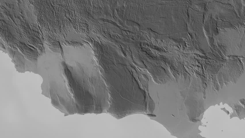 Manchester Parish, Jamaica, extruded from Grayscale map