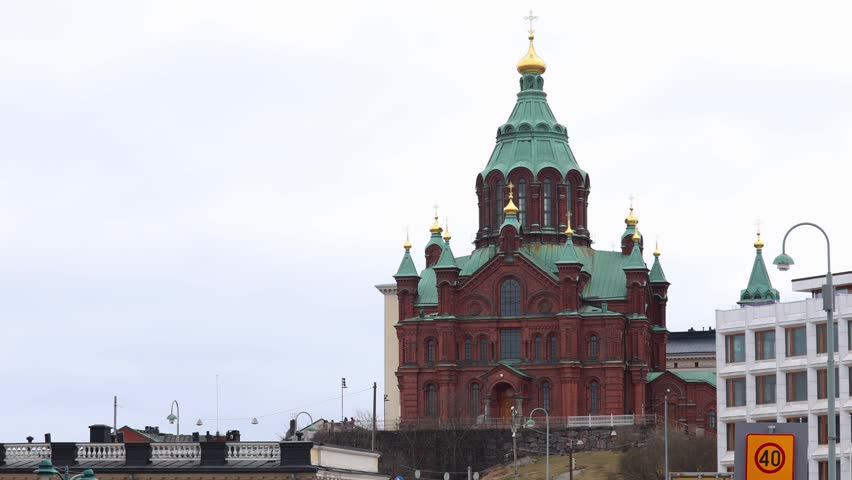 Assumption Cathedral in Helsinki. Helsinki
