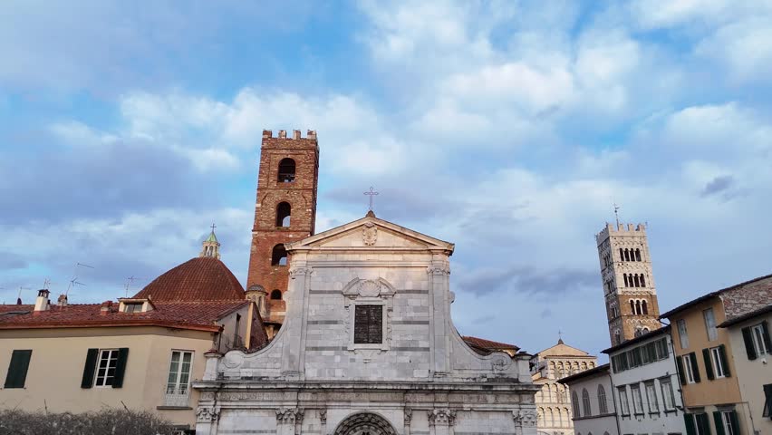 Lucca, Tuscany, Italy, April 2, 2026. Landscapes, travel, Italy, the Middle Ages, Italian history