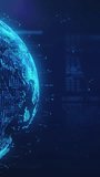 Digital globe with glowing grid lines representing global connectivity and data exchange - Powered by Shutterstock - Get 15% off with code: PIKWIZARD15