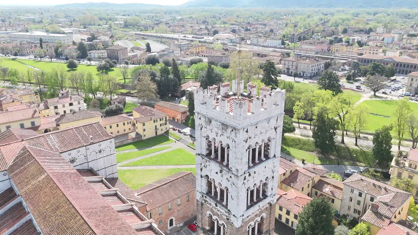 Lucca, Tuscany, Italy, April 2, 2026. Landscapes, travel, Italy, the Middle Ages, Italian history