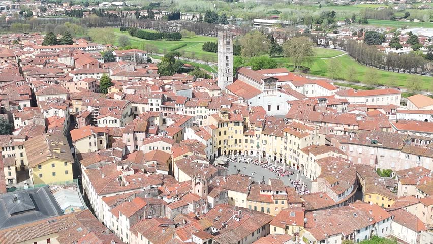 Lucca, Tuscany, Italy, April 2, 2026. Landscapes, travel, Italy, the Middle Ages, Italian history