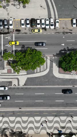 Coast Avenue At Copacabana Beach In Rio De Janeiro Brazil. Travel Destination. Tourism Scenery. Coast Avenue Architecture At Copacabana Beach In Rio De Janeiro Brazil.