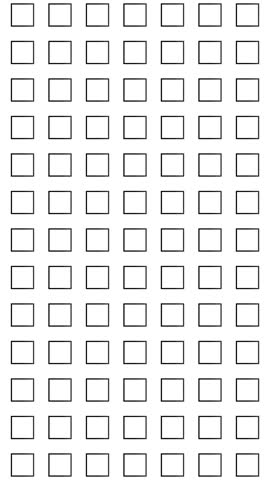 Abstract geometry, linear black squares on a white background measuring 1920 x 1080 pixels