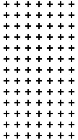 Abstract geometry, black crosses on a 1920 x 1080 white background.