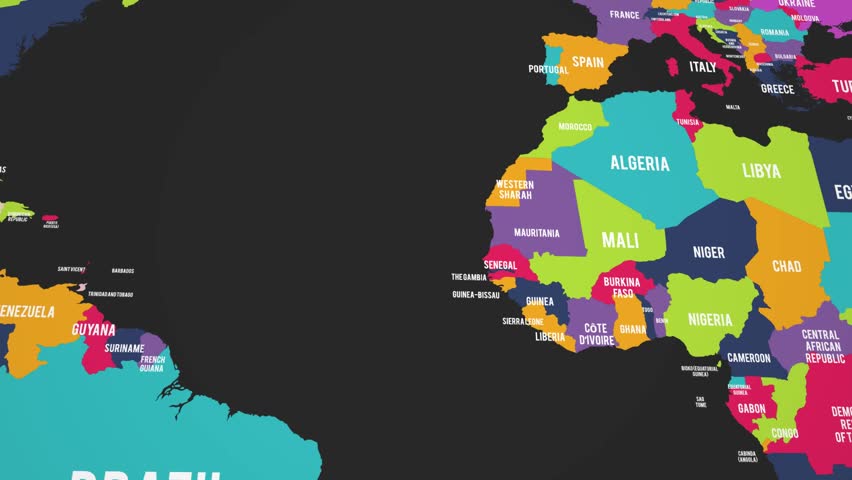 Finland 3D Map Animation With Glowing Line