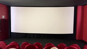 A screen in an empty cinema - Powered by Shutterstock - Get 15% off with code: PIKWIZARD15