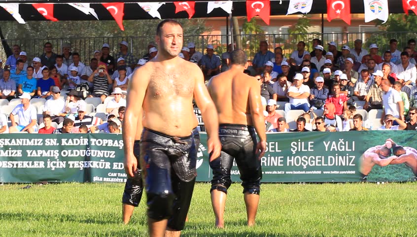 ISTANBUL - AUG 24: 8th Sile Annual Turkish Oil Wrestling Event on August 24,