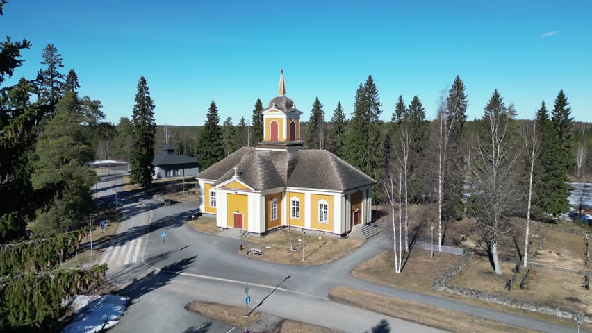 Church of Ylikiiminki in Oulu Finland