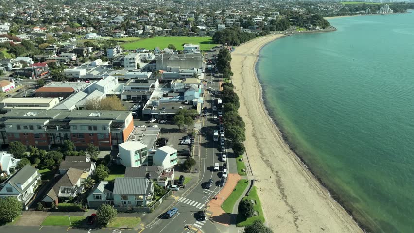 Over Buildings near St. Heliers Beach