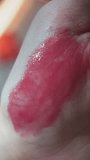 Lipstick red texture try on hand close up footage video - Powered by Shutterstock - Get 15% off with code: PIKWIZARD15