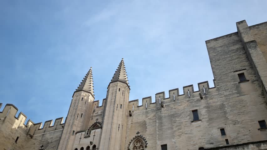 Palace of the Popes (Palais des Papes) in Avignon, France