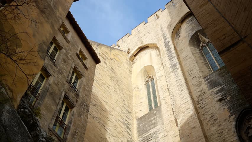 Palace of the Popes (Palais des Papes) in Avignon, France