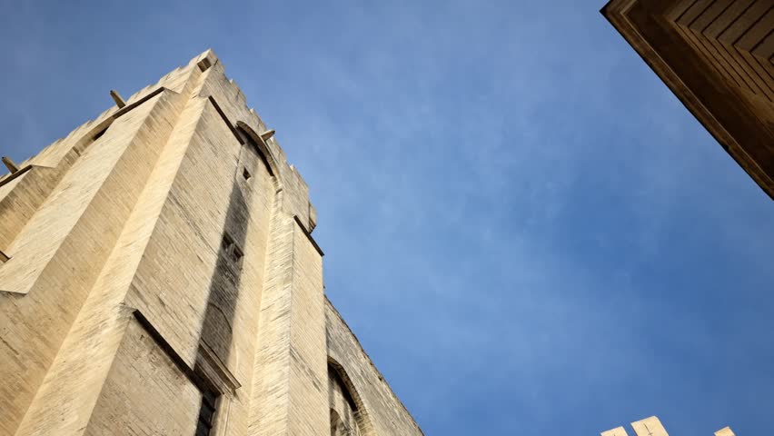 Palace of the Popes (Palais des Papes) in Avignon, France