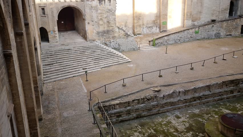Palace of the Popes (Palais des Papes) in Avignon, France