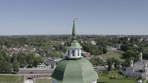 Aerial View of Trinity-Sergius Lavra in Sergiev Posad