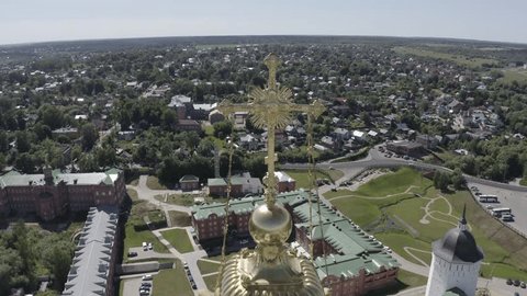 Aerial View of Trinity-Sergius Lavra Monastery Complex