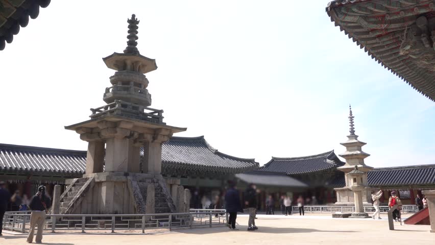 Dabotap and Seokgatap pagodas at Bulguksa Temple, Gyeongju