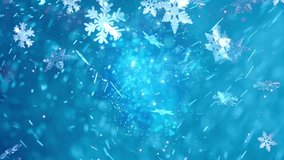 christmas and winter snowflake background colorful joyful holiday backgrounds animation 4K HD - Powered by Shutterstock - Get 15% off with code: PIKWIZARD15