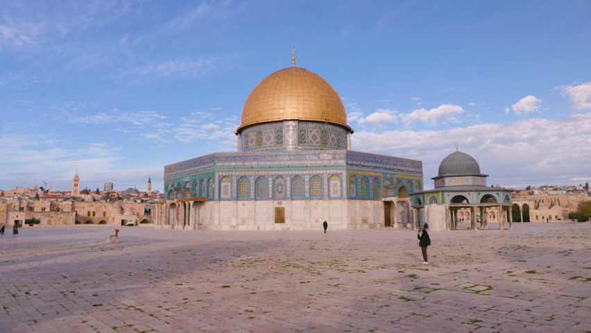 Dome of the Rock Mosque on the Temple Mount in Jerusalem
