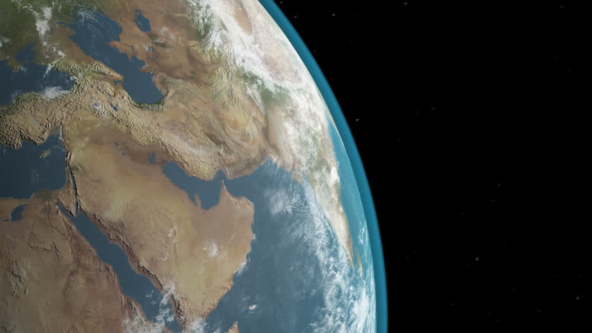 Strait of Hormuz between Arabia and Iran naval blockade site seen from satellite