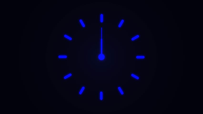 Animated clock with counting down clock isolated animated, Clock Counting Down 24 Hour Day. Clock with moving arrows