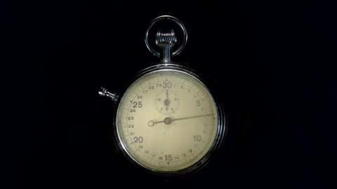 Vintage Ticking Chronometer Stopwatch With の動画素材 ロイヤリティフリー Shutterstock