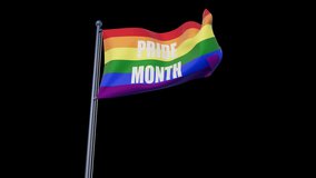 rainbow LGBTQ pride month flag - Powered by Shutterstock - Get 15% off with code: PIKWIZARD15