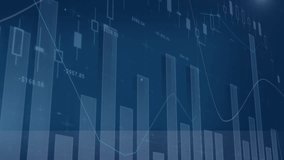 Animation of financial data processing over network of connections with cloud and icons. Global business, finances, cloud computing and data processing concept digitally generated video. - Powered by Shutterstock - Get 15% off with code: PIKWIZARD15