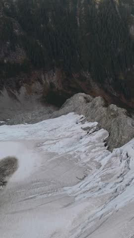 Majestic Glacier and Mountain Landscape in British Columbia, Canada