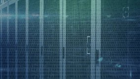 Upon system boot servers streaming binary overlay with lens flare scanning target showing data flow. Technology, cybersecurity, digital, data, futuristic, innovation, network - Powered by Shutterstock - Get 15% off with code: PIKWIZARD15