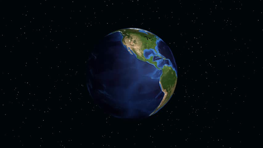 Digital globe rotates and zooms into North America to highlight Tulsa Oklahoma population statistics