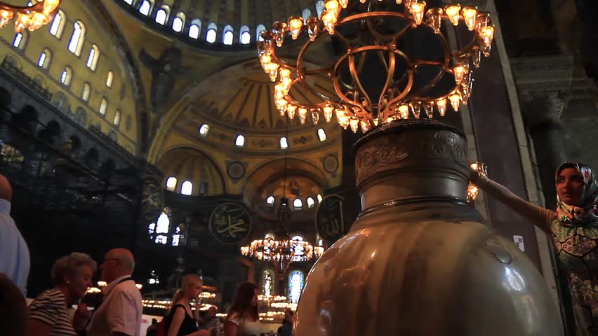 ISTANBUL - MAY 16: Hagia Sophia Museum on May 16, 2013 in Istanbul. It is the