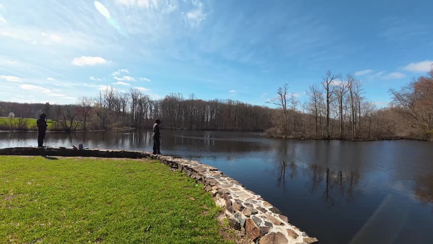 A Spring Morning in a Small Park in New Jersey, USA — April 9, 2026