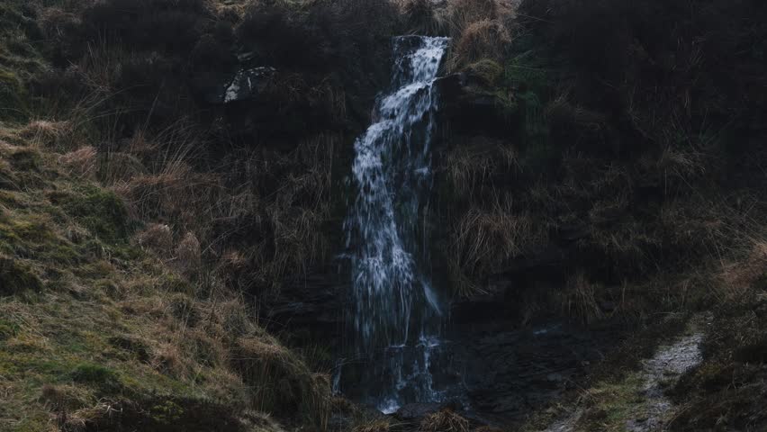 The waterfall in southern Wales