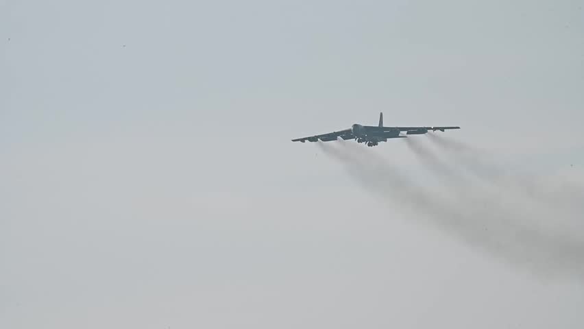 United States: B-52H Stratofortress Landing 03.22.2026