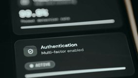 Security status confirmation, Multi-factor authentication is active on a user account - Powered by Shutterstock - Get 15% off with code: PIKWIZARD15