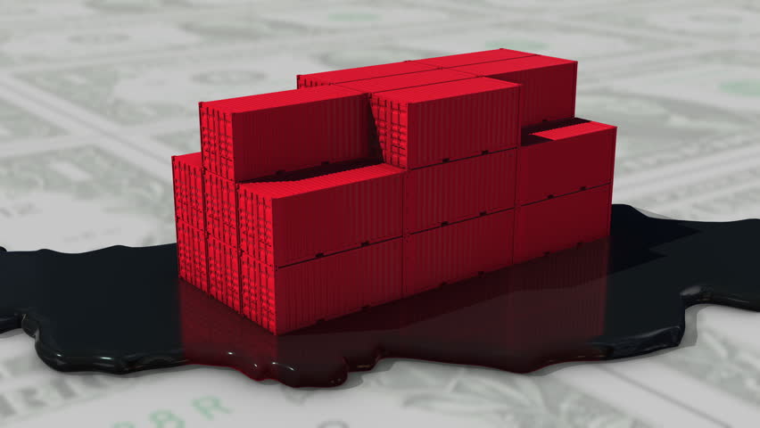 Cargo Container Trading Down Due to Israel Oil Ban