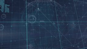 Digital video illustrates global connections and data processing through animation. Global connections and data processing concept, digitally generated video. - Powered by Shutterstock - Get 15% off with code: PIKWIZARD15