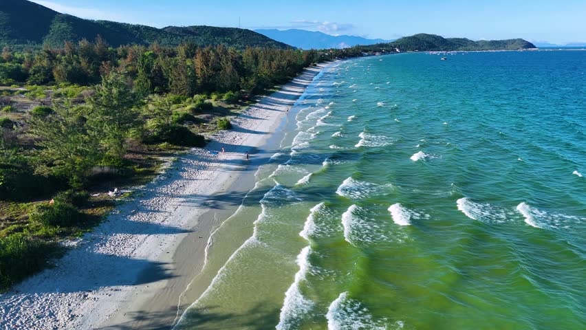 View of Doc Let beach near Nha Trang, Vietnam.