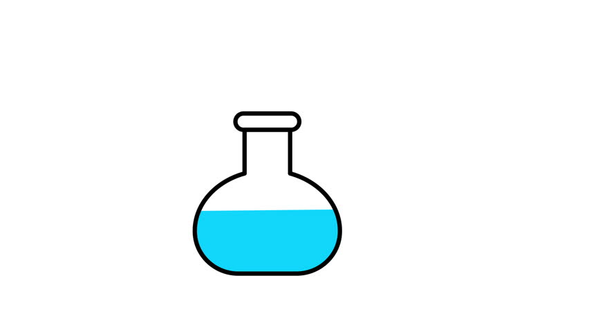 Chemistry Animated Icon Video Stock