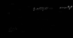 Animation of mathematical equations processing on black background. data processing and science concept digitally generated video. - Powered by Shutterstock - Get 15% off with code: PIKWIZARD15