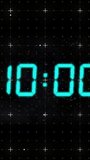 Animation of blue digital clock timer changing over grid on black background. Time, timer, digital interface and data processing concept digitally generated video. - Powered by Shutterstock - Get 15% off with code: PIKWIZARD15
