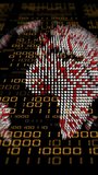 Animation of globe with binary coding and data processing over dark background. Global artificial intelligence, connections, computing and data processing concept digitally generated video. - Powered by Shutterstock - Get 15% off with code: PIKWIZARD15
