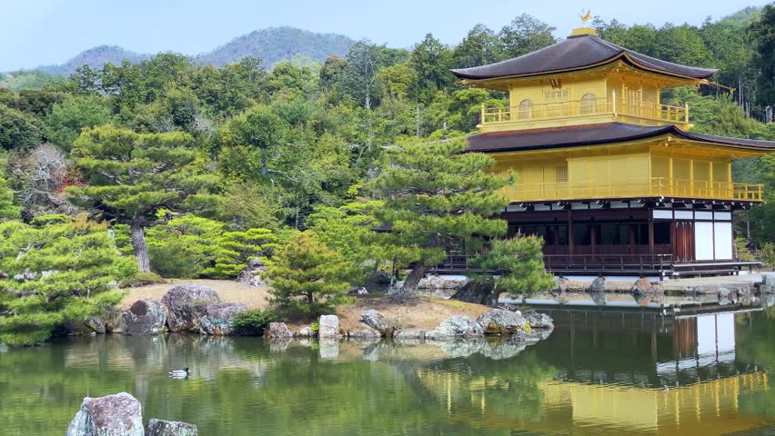Kinkaku-ji Temple, Rokuon-ji Temple, Kyoto, Japan