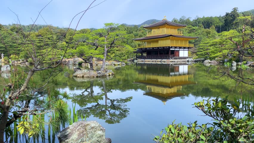 Kinkaku-ji Temple, Rokuon-ji Temple, Kyoto, Japan