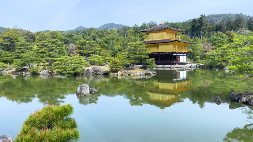 Kinkaku-ji Temple, Rokuon-ji Temple, Kyoto, Japan